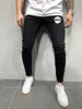 Мужские джинсы Bollen Heng Xin Brand Men Men High Street Pencil Solid Classic Classic Denim Брюки повседневные для мужчин Slim Fit Cowboy Tantmen's