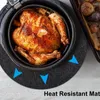 Table Mats Silicone Round Mat Countertop Heat Protector Non-slip Pad Kitchen Pads Air Fryer Coffee Maker Microwave Ovens Toasters
