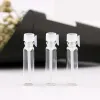 1 ml 1cc 2 ml 2cc 3 ml 3cc fabriksuttag parfym små flaskor glasflaska med testpinne mini parfym prov injektionsflaska, glas test tomma påfyllningsbara flaskor