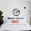 Spiegels Boheemse stijl houten boom van het leven muurspiegel voor huis woonkamer slaapkamer decor ronde make -up drop