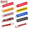 red luggage tags