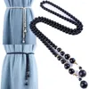 Belts Women Elegant Rhinestone Pearl Belt Chain Fashion Wedding Waist Rope For Laides Female Bride Dresses Luxury Accessories