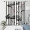Curtain Grey Louts Curtains Customized Size Luxury Blackout 3D Window For Living Room