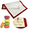 Tapis de table tapis de cuisson en silicone revêtement de feuille de four antiadhésif outils de cuisine pour biscuit / pain / macaron / biscuits / pâtisserie / gâteau