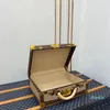 2023-Marron Fleur trousse de beauté valise voyage SAC montre porte-documents poignée grille bagages sacs à main sacs à bandoulière sac à main boîte à bijoux malle main valise fourre-tout