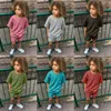 Clothing Sets Summer Essential Tracksuit Childrens Suit For Girls Short Sleeve TopShorts Boys Costume Kids Outfits Sportswear 230512