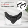 VR-Brille Aksesoris Vr Penutup Masking Mata für Oculus Quest 2 Kacamata Penahan Cahaya Kulit PU Lembut Wajah Bantalan Braket Quest2 230515