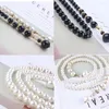 Belts Women Elegant Rhinestone Pearl Belt Chain Fashion Wedding Waist Rope For Laides Female Bride Dresses Luxury Accessories