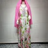 Etnische kleding Eid Ramadan Marokkaanse Caftan Avondjurken Formele luxe vrouwelijke kleding Dubai Islam Muslim Party Jurk Abaya Saoedi -Arabisch gewaad