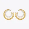 Ear Cuff ENFASHION Cute Pearl Earrings with Cuff Clip Birthday Gift Earrings Fashion Jewelry Boucle Oreille Women's Earrings E211276 230512