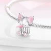 2023 Neu 925 Sterling Silber Pandora Dangle Charm Der bunte Blumenkolibri Frühlingsblumenarmband Schmuckzubehör DIY-Produktion