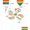 Pins broszki flaga tęczowa broszka sercowa pokój i miłość Enamel Pins Bagn Lapel Pin Pin Gay Lesbian Pride Badge Uni Jewelr Dhgarden Dhvy9