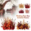 Flores decorativas de 50cm de 50cm de eucalipto artificial Wedding flor Arch filmagem cenário romântico painel floral decoração de fundo
