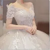 Two Piece Dress Plus Size 3XL White Wedding Off shoulder Bridal Party Ball Gown Evening Formal Trailing For Women 230512