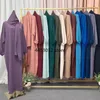 Ethnic Clothing Ramadan Abaya For Women Islamic Hoody Long Dress Sewn Scarf Prayer Outfit Jilbab Muslim Hijab Robe Dubai Modesty Kaftan