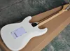 White Electric Guitar with Floyd Rose,Maple Fretboard with Star Inlay