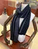 Klassieke wolontwerper Scarf Europe en de Verenigde Staten Popular Men Women Winter Long Wool Bib Cadeau voor vriendje 180*35 cm