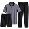 Męskie dresy letnie męskie zestaw strój m-8xl dorthsuit men 3pc zestawy mężczyzn menu set set jogger