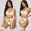 Bikini Air Bra Culottes Femmes Nouveau Sexy Taille Basse String2022 Hot s Lingerie Ensemble Dentelle Spaghetti Top Et Sexe G-string Strings Sous-Vêtements Body Mesh Ensembles Exotiques