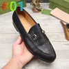 Top Quality G Luxury Brand 2022 Mens Loafers Moccasins Breathable Slip on Black Driving Social Designer Dress Shoes Wedding party Size 6.5-12