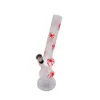 192 mm Fumar Acrílico Bong con 15 MM Tazón de metal Patrón de araña Molinillo Base Mezcla Fumar Pipas de agua Tabaco Cachimba Bongs Accesorio para fumar Venta al por mayor