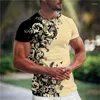 Мужская футболка для мужской футболки весна лето повседневная комфортабельная музыкальная музыка пианино графика 3D HD Printing 2023 Plus Size