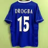 CFC Drogba 2011 Maglia da calcio retrò Torres Lampard 12 13 Finale 96 97 99 82 85 87 90 Vintage Crespo Classic 03 05 06 16 COLE ZOLA Vialli 07 08 Maglia da calcio uomo manica lunga