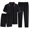 Męskie dresy letnie męskie zestaw strój m-8xl dorthsuit men 3pc zestawy mężczyzn menu set set jogger