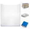 Storage Bags Useful Durable Transparent Rack Brochure Holder For Office Restaurant Home