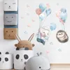 Autocollants de jouets pour enfants Stickers muraux de princesse de bande dessinée pour chambres de bébé Décoration murale de chambre d'enfants Stickers muraux de lapin volant Décoration de chambre Décoration de maison