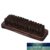 1pc Practical Professional Wooden Handle Horse Brush Boots Shoes Shine Polish Buffing Cleaner Brush Home Cleaning Tools Factory