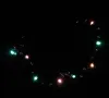 En gros 100 PCS Led Collier Colliers Clignotant Perlé Lumière Jouets Cadeau De Noël DHL Fedex