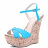 Dress Shoes Goof Loron's Wedge Sandal for Women is een stijlvolle en sexy 16 cm veterschoen