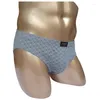 Underpants Selling Men Underwear Trunk Shorts Sexy Cotton Men's Printing Wholesale Mid Waist Briefs 3pcs/lot