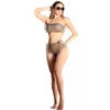 Frauen sexy lässige Strandtemperament aufgeteilt schnell trocken, druckgedrucktes Badeanzug zweiteiliger Set