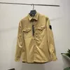 Diseñador de prendas de vestir exteriores para mujer Insignias con cremallera camisa chaqueta estilo suelto primavera otoño para hombre top oxford transpirable portátil calle principal piedras isla ropa chaqueta