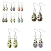 Dangle Lustre En Gros 1 Paire Fleur Goutte D'eau Murano Verre Boucles D'oreilles Perle Boucle D'oreille Sier Plaqué Livraison Bijoux Dhgarden Dhhz7