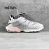 Designerschuhe Männer Frauen lässige Schuhe LED -Sneaker Leuchten Gomma Sneakers Leder Trainer Luxus -Bahnsteig Sneaker Sport Runner Schnürung klobig mit Kasten