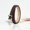 Bälten Mori Girl Style Belt Women's Summer Ins Trendy All-Match Dress Simple Fashion Pu Thin