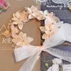 Acessórios para o cabelo 10pcs/lot Korea Lace Flower Head Band Lovely Head Band para Grils Bow Princess