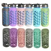 Silicone protective sleeve for flask 18oz 32oz 40oz stainless steel sports water bottle holder protective covers 13 colors
