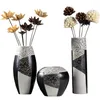 Vasos ikebana estética minimalista de cerâmica chinesa moderna flores secas secas vaso ceramica sala decoração yy50hp