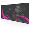 Mouse Pads Bileği Dinler Valorant Oyun Yoru Kustom Besar Rumah Meja Tikar Klavye Karet Alam Anti Slip Lembut Kantor 230515