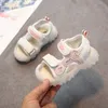 Sandálias Baby Sandals Sandálias Anti-Colisão Criança Criança Infantil Casaul Beach Sapatos First Walkers SMD002 230515