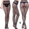 Femmes chaussettes été rétro noir multi-figure évider collants femmes sexy résille bas à la mode fine-maille cravate nylon collants