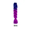 A mais recente trança de fibra química de 24 polegadas com tranças sujas coloridas vem em uma variedade de estilos que suportam a personalização
