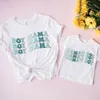 가족 일치 의상 소년 마마 마마 인쇄 Tshirt 엄마 셔츠 유아 Tshirts 옷 여행 선물 티 230512