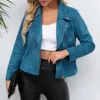 Damesjassen mode dames winter herfst short jas jas outporty trendy streetwear zipper tops gematigan vidan stevige kleur dagelijkse kleding 230515