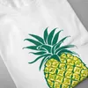 T-shirt da uomo Gold Pineapple Print Funny Mens O-Collo Fashion Top T-shirt da uomo Cool Tshirt Tee da uomo