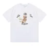 Tide brand vintage alphabet Embroidery Deer short sleeve T-shirt men's American loose half sleeve T-shirt